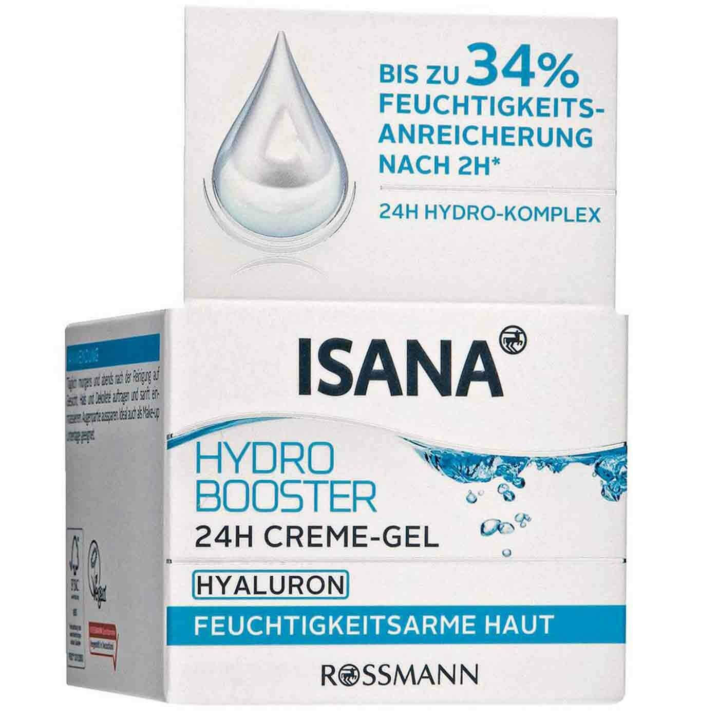 ISANA Hydro Booster 24h cream gel for dehydrated skin / 50 mL