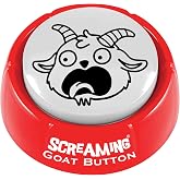 SCREAMING GOAT BUTTON | Stress Relief Button | Funny Talking Button with a Goat Scream | Great Gift for Teachers