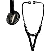 3M Littmann Master Cardiology Stethoscope, 2176, Stainless Steel Smoke-Finish Chestpiece, 27" Black Tube