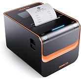 Rongta POS Printer, 80mm Direct Thermal Receipt Printers with Auto Cutter, USB Serial Ethernet Interface, Support Windows/Mac/Linux Cash Drawer, Restaurant Kitchen Printer for ESC/POS (RP332)