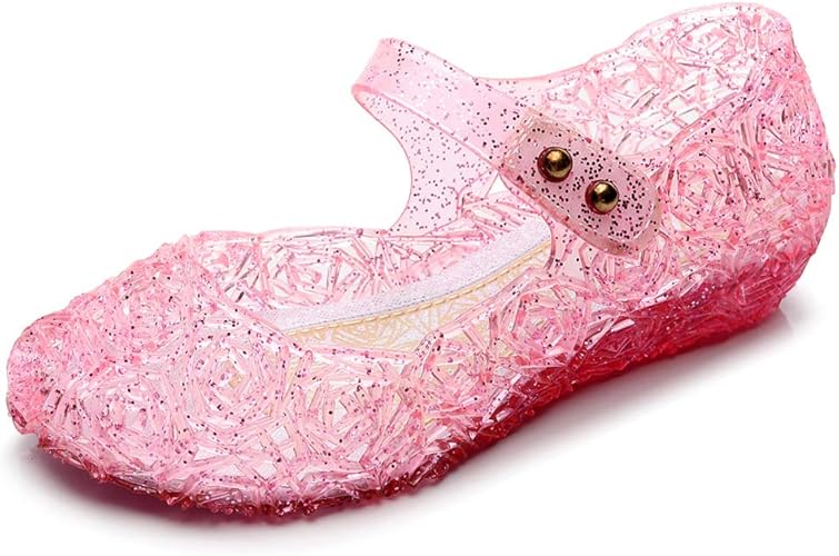 girls red jelly shoes