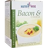 NutriWise - Bacon & Cheese Protein Soup | 7/Box | Healthy Nutritious Diet Soup | Meal Replacement | Hunger Control | Low Fat 
