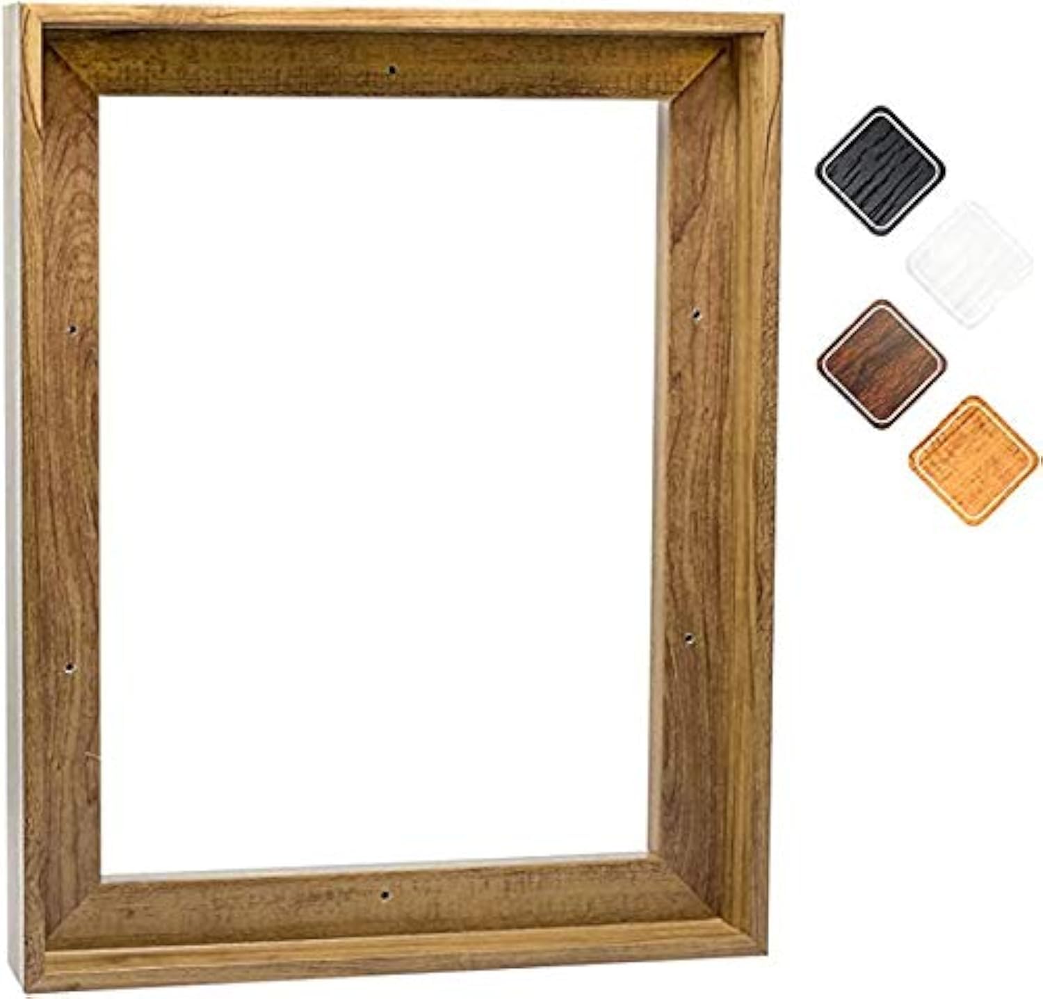 Photo 1 of Canvas Floating Frame, Picture Wall Art Painting Frame for Finished Canvas Painting 1-1/4 Deep Picture Art Wall Decor. (Light Brown, 20x30)