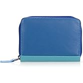 mywalit Zipped Credit Card Holder - Leather, Fan Type, 9 card, Note Sections