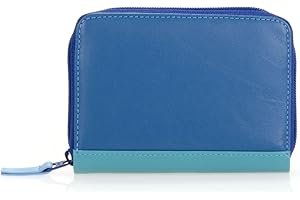 mywalit Zipped Credit Card Holder - Leather, Fan Type, 9 card, Note Sections