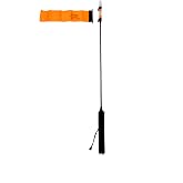 YakAttack VISIPole II with Flag and 360&deg; LED Light - Waterproof to 1000 ft | GearTrac Ready Visibility System for Kayaks | Includes Mounting Hardware &amp; Batteries | Made in USA