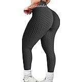 Vaslanda Women Seamless Workout Scrunch Butt Lifting Leggings High Waist Yoga Pants Ruched Booty Gym Tights
