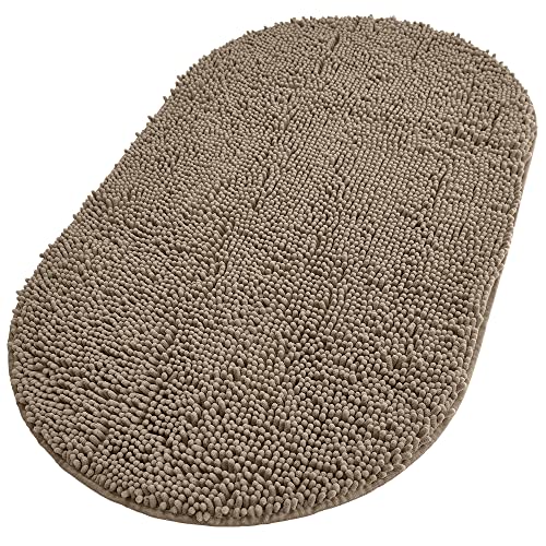 Gorilla Grip Original Luxury Chenille Bath Rug Mat, 24" x 42", Extra