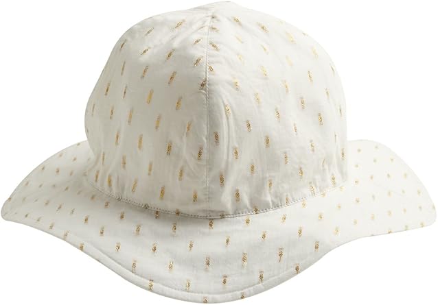 Cyrillus Capeline Brodee Fille 55 Blanc Dore Amazon Fr Vetements Et Accessoires