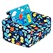 MallBest Kids Sofas Children's Sofa Bed Baby's Upholstered Couch Sleepover Chair Flipout Open Recliner（Blue/Jungle）