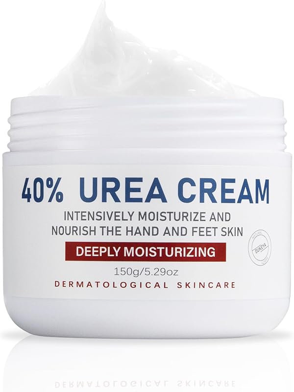 OUKEYA Urea-Creme 40 Prozent für Fuß und Hände, Urea Cream, Urea-Fuß, Fußcreme, Harnstoffcreme für Trockene, Rissige Füße, Anti Hornhaut, 40 Pro Urea-Lotion für Fersen, Ellenbogen, Maximaler Stärke