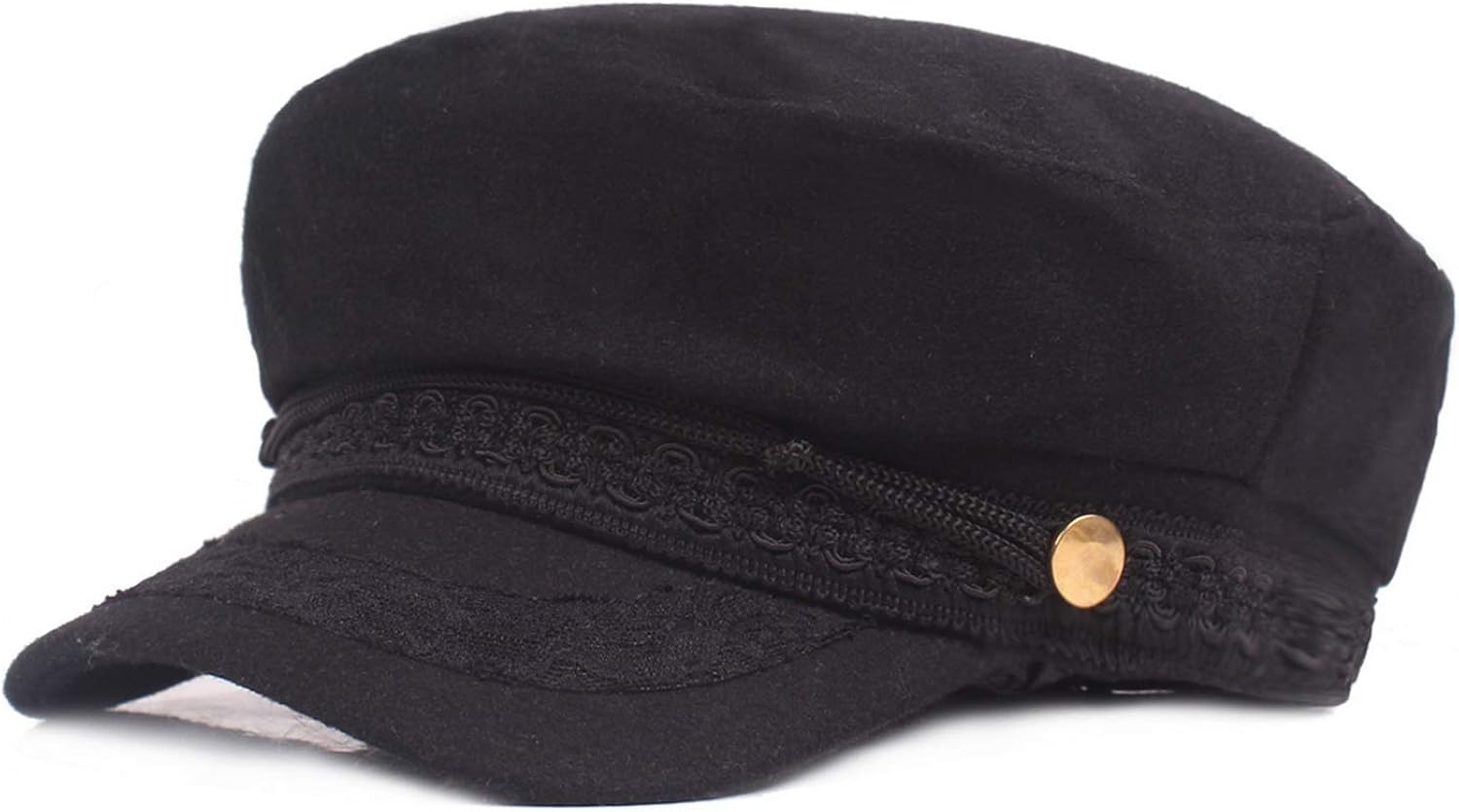 black sailor hat