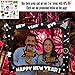 New Years Eve Inflatable Frame and Photo Booth Props – NO DIY Required Attached to The Stick – Fun Holiday Party Decorations for All Family – Great Theme Party Kit (New Years 2020 Props)