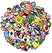 100pcs Random Different Shoe Charms for Croc bands shoes & Bracelet Wristband Kids Gifts Party Birthday