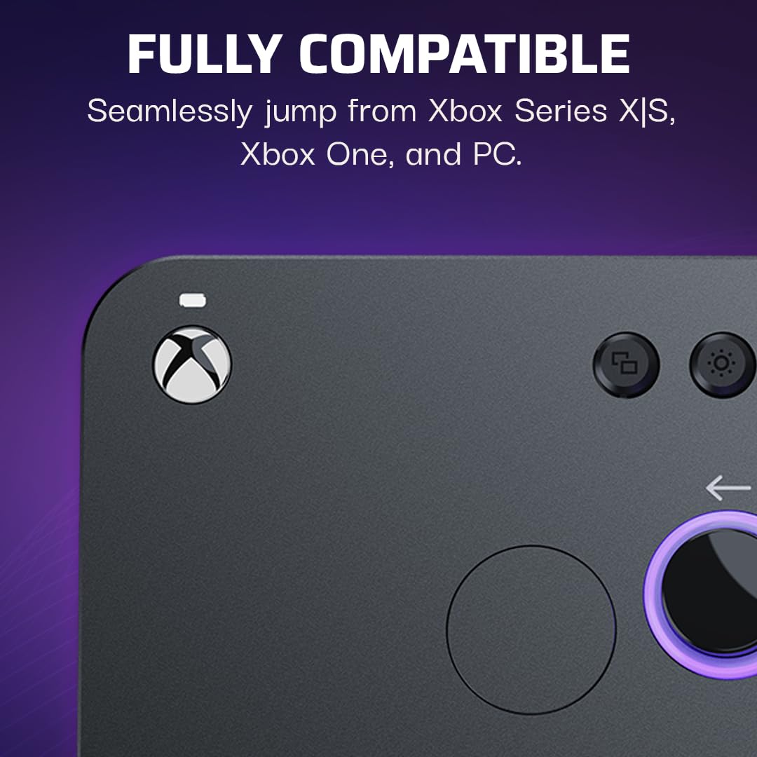 Turtle Beach Victrix Pro KO Leverless All Button Fight Stick, Officially Licensed for Xbox Series X|S, Xbox One, Windows 10/11 PC, Customizable eSports Tournament Ready Controller, Gray 3