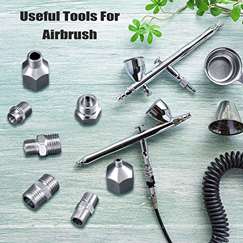 7 Pieces Airbrush Adapter Set Airbrush Fitting Connector Set Airbrush