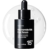 TOSOWOONG Niacinamide 15% Face Serum, 150,100ppm Niacinamide, Tranexamic acid, Dark Spot Corrector, Glass Skin, Radiant Complexion, Pore Minimizer, Even Skin Tone, Korean Skin Care, 30ml, 1.01 fl.oz.