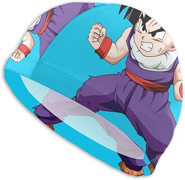 Amazon Com Swim Cap Dragon Ball Young Goku Swimming Bathing