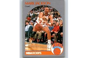 1990-91 NBA Hoops #205 Mark Jackson New York Knicks Official Basketball Trading Card