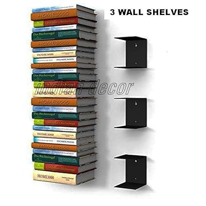 Indian Decor Invisible Shelves - (Black)