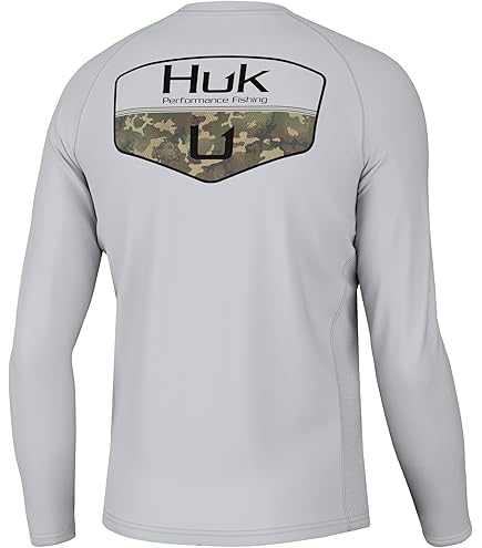 Amazon.com: HUK Men's KC Scott Patterned Icon Crew, Performance