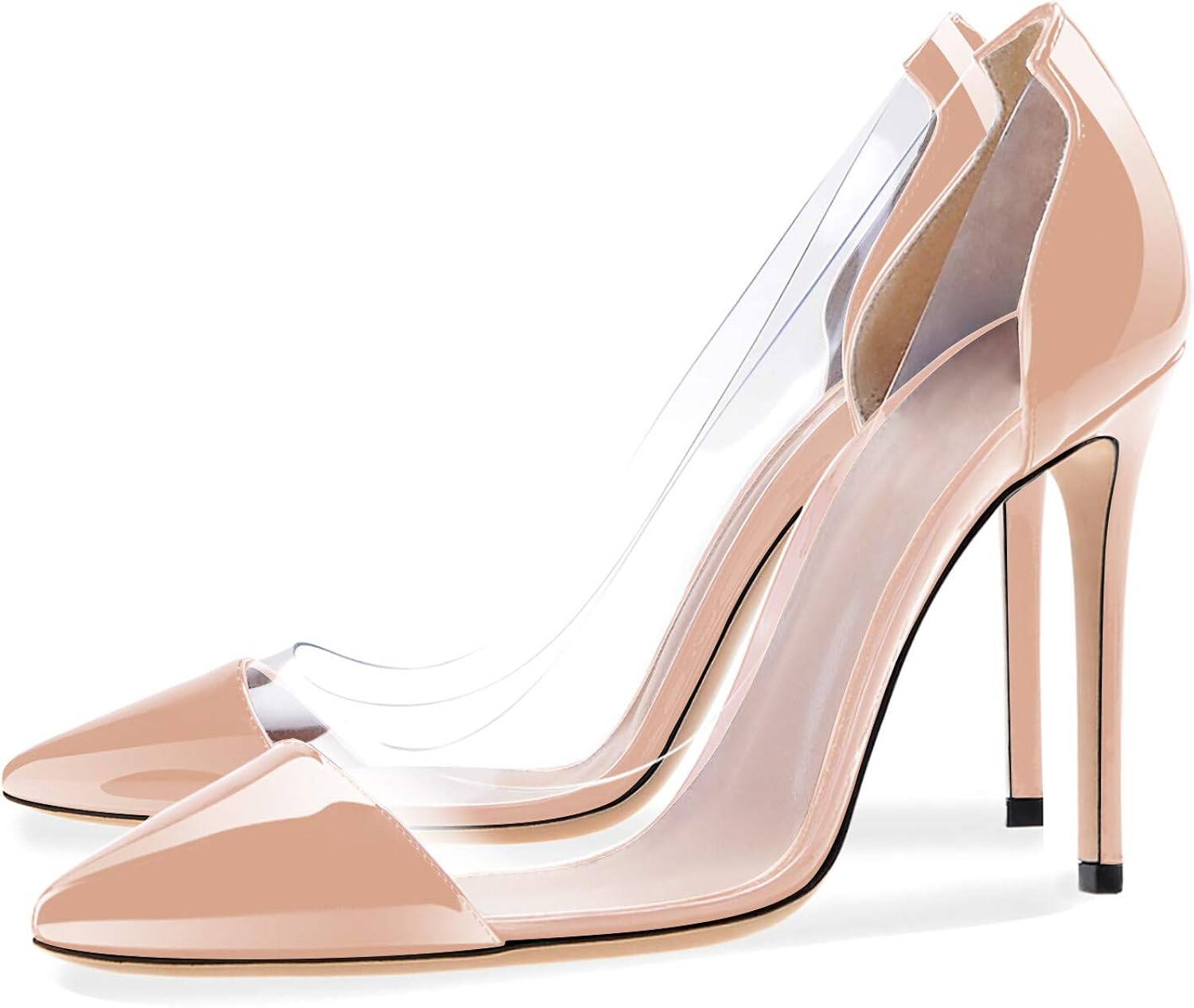 4 inch perspex heels
