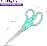 iBayam 8" Multipurpose Scissors 3 Pack - Ultra Sharp, Comfort-Grip view 2