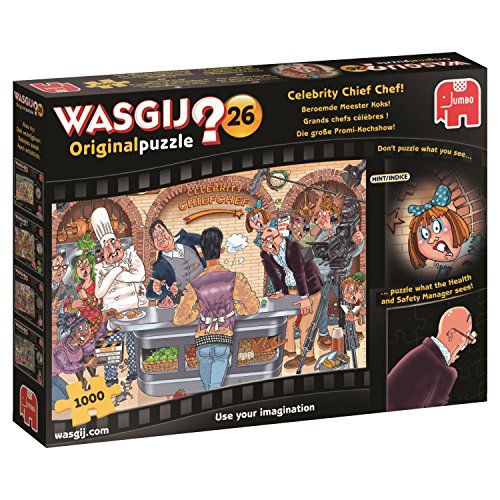 Jumbo Wasgij Original 26 Celebrity Chief Chef Jigsaw Puzzle (1000 Piece)