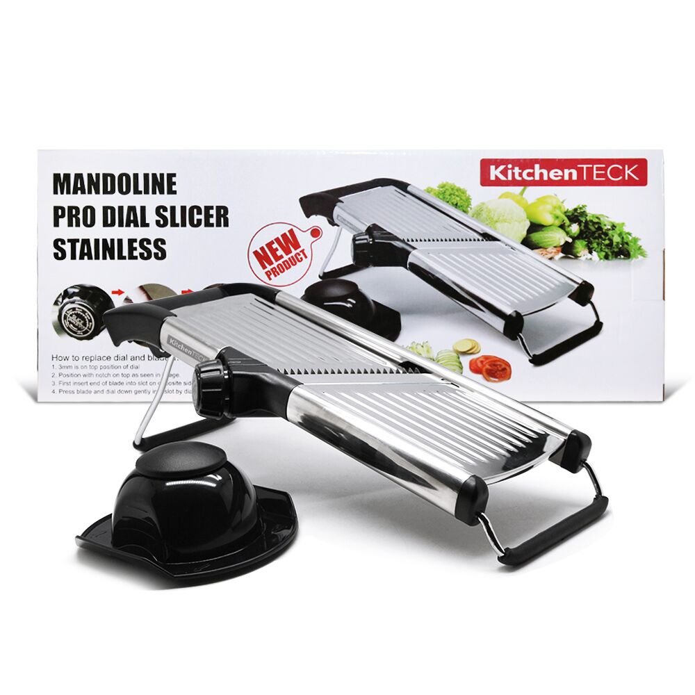 KitchenTECK Pro Dial Japanese Mandoline Slicer is Top of the Line