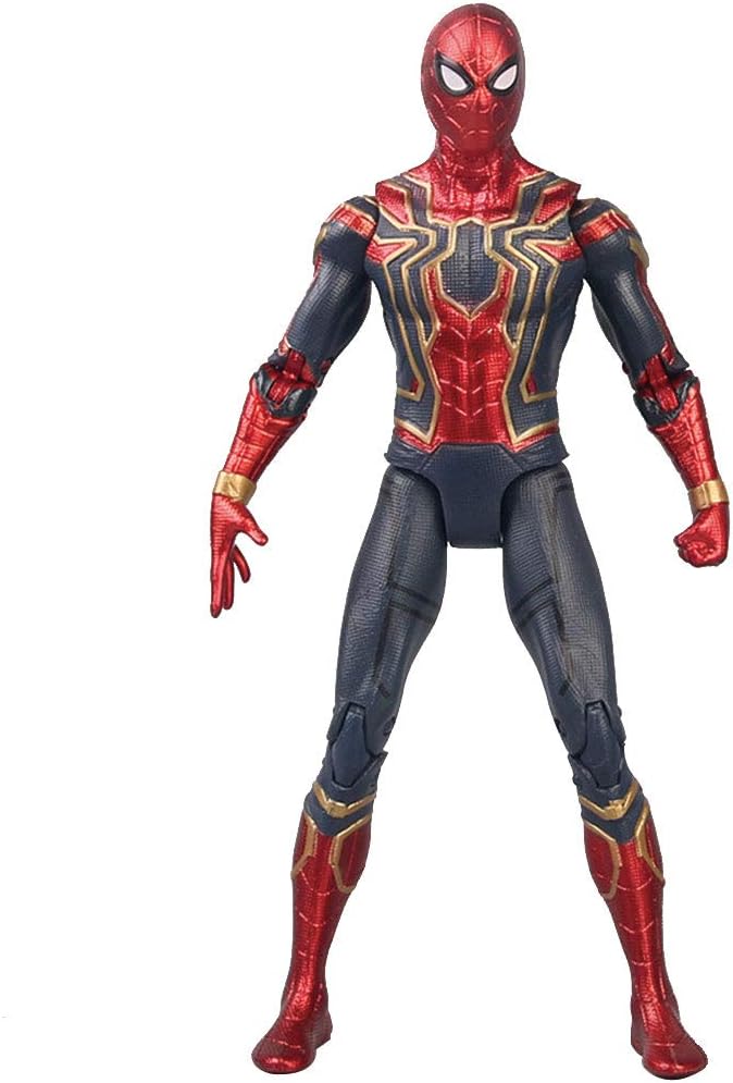 Wild MD The Avengers Iron Spider 17 CmScale Superhero Figura De Acción De Juguete Iron Spider