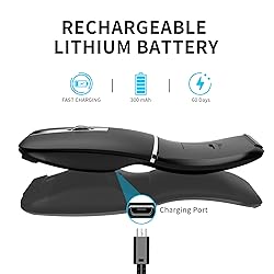 Bluetooth Travel Mouse Arc Wireless Mouse, Slim
