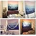 Arfbear Ocean Tapestry, Beach Wall Tapestry with Art Trippy Home Decorations for Living Room Bedroom Dorm Decor in 60x80 Inches