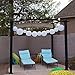 Just Artifacts Decorative Round Chinese Paper Lanterns 12pcs Assorted Sizes (Color: White)