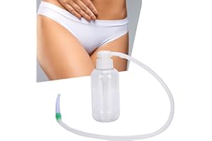 Anus Vagina Irrigator - Reusable Anal Douche Push Type Female Vaginal Washer Cleansing System Large Capacity Anal Cleaner(300