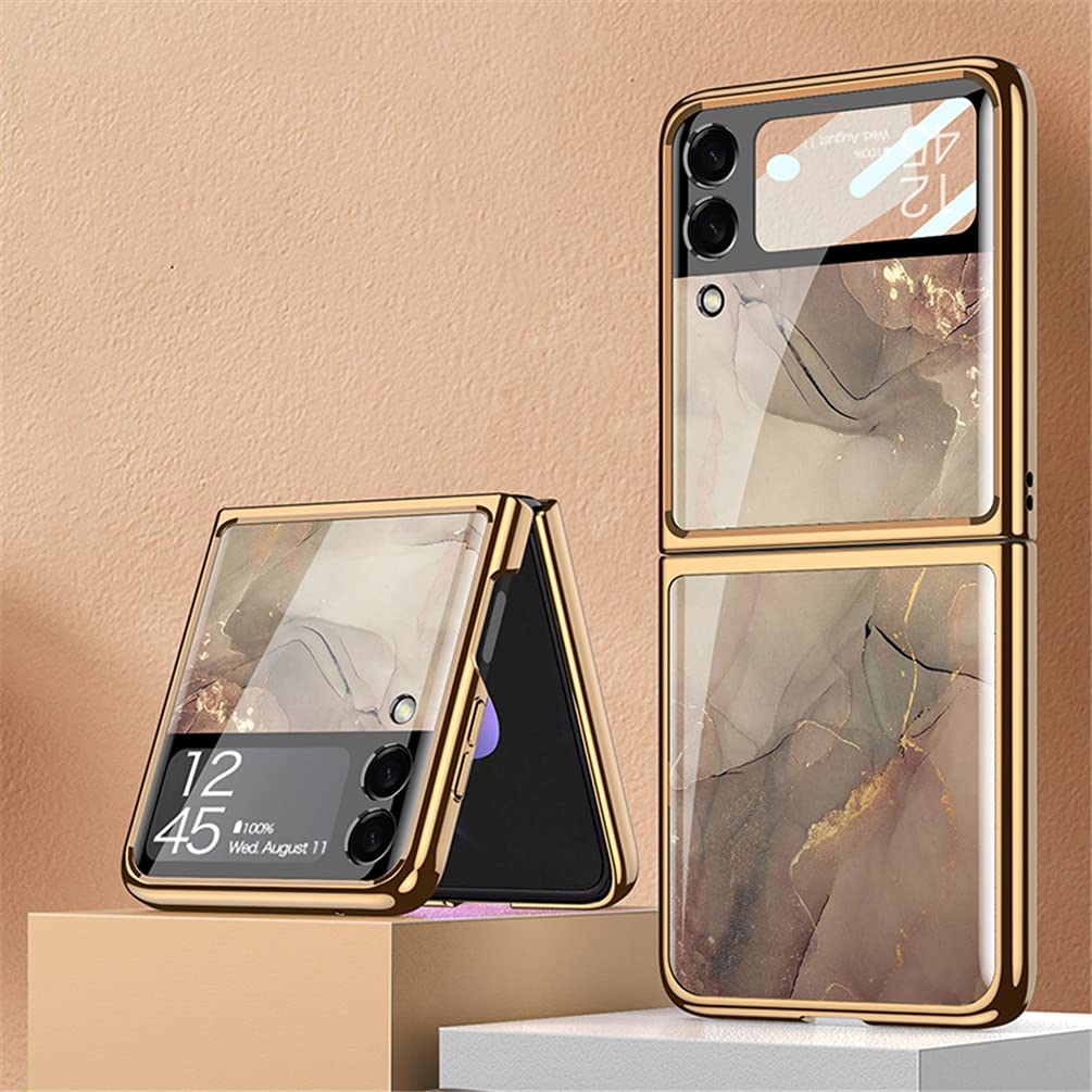 SHIEID Case for Samsung Galaxy Z Flip3 5G,Case Ultra-Thin PC Phone Cover with Samsung Galaxy Z Flip3 5G,Cover for Samsung Galaxy Z Flip3 5G,KBL16