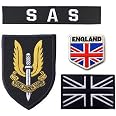 thumbnail image 2 of British SAS Morale Patch – Tactical Military Army Badge With Hook & Loop Flag 2 of 5
