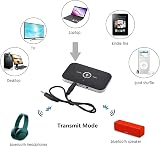 JSTH Bluetooth 5.0 Transmitter Receiver 2-in-1 3.5mm AUX RCA Audio Adapter view 4