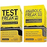 (1) PharmaFreak Test Freak - Testosterone Booster and (1) PharmaFreak Anabolic Freak - Testosterone Stimulator