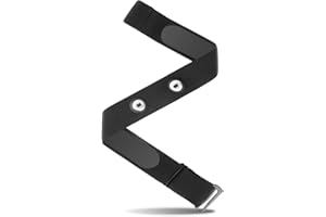 LIVLOV Heart Rate Monitor Replacement Chest Strap Fits for Polar H9 H7 Wahoo Tickr Garmin Hrm Chest Belt, Waterproof Adjustable Size