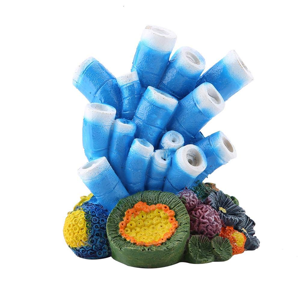 Atyhao Colorful Resin Coral Air Bubble Stone, Fish Tank Aquarium Decoration, Underwater Landscape Ornament