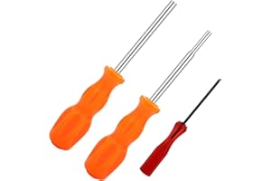 MILCRAFT 3 Pack Gamebit Security Screwdriver, 3.8mm and 4.5mm Security Screwdriver and 2.5mm Triwing Screwdriver for Super Nintendo, SNES, NES, N64 and GameBoy