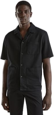 Chemise 58tyuq046, Noir, S Hommes