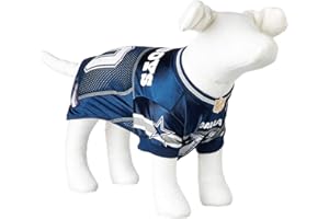 Pets First NFL Dallas Cowboys Dog Jersey, Size Medium, Football Shirt Costume for Pet, Dog Sports T-Shirt, NFL Team Clothing for Cats, Licensed Pet Apparel Available in 7 Sizes and 32 Teams