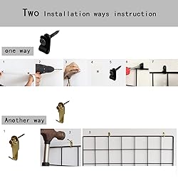 PEAUARL Metal Mesh Wall Grid Panel for Photo