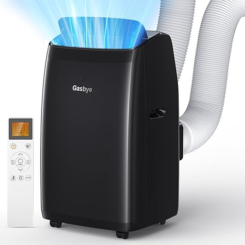 Gasbye Dual Hose Portable Air Conditioner, [2024 Upgraded] Full DC 