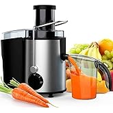 Slow Masticating Juicer, Juicer, 65 mm Wide Food Hopper for Whole Fruits Vegetables