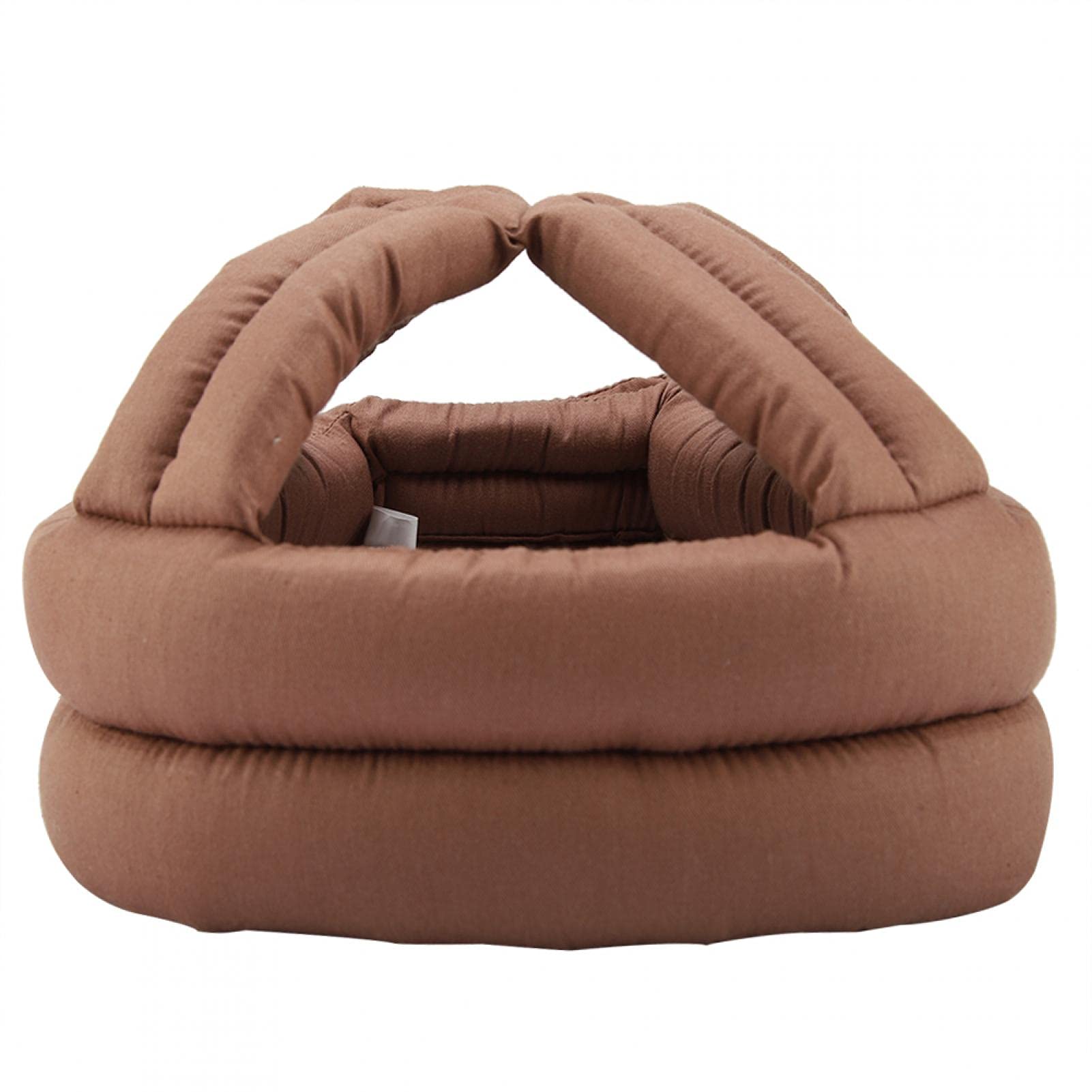 Elder Head Safety Helmet, Elder Full Head Protective Hat Anti Collision Fall Prevention Helmet with Lace Elder Safety Products Protective Helmet for Elderly Old Man Head Injury(Khaki lace)