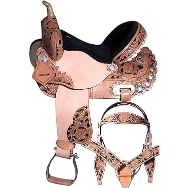 Ailes De Rechange Pour Selle Western Ridex - Cuir, Fabrication Inde - Neuves