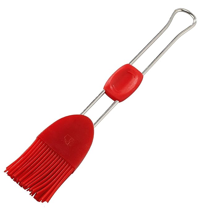 Dr. Oetker Silikon-Backpinsel Flexxibel, Küchen-Pinsel mit Silikon-Borsten, hochwertiger Bratpinsel aus Platinsilikon - hitze