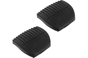 LOPUNER 2pcs Forklift Clutch Brake Pedal Pads Replacement Heavy Duty Anti-Slip Foot Pedal Covers for